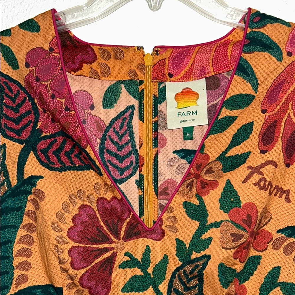 FARM Rio Multicolor Floral Long Sleeve Dress - Picture 4 of 11